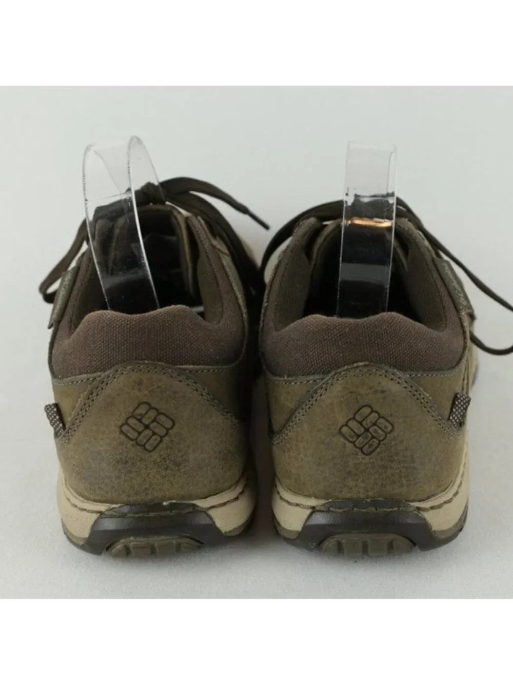 Columbia Three Passes Men's Size 9.5 Brown Leather Lace Up Casual Oxfords
